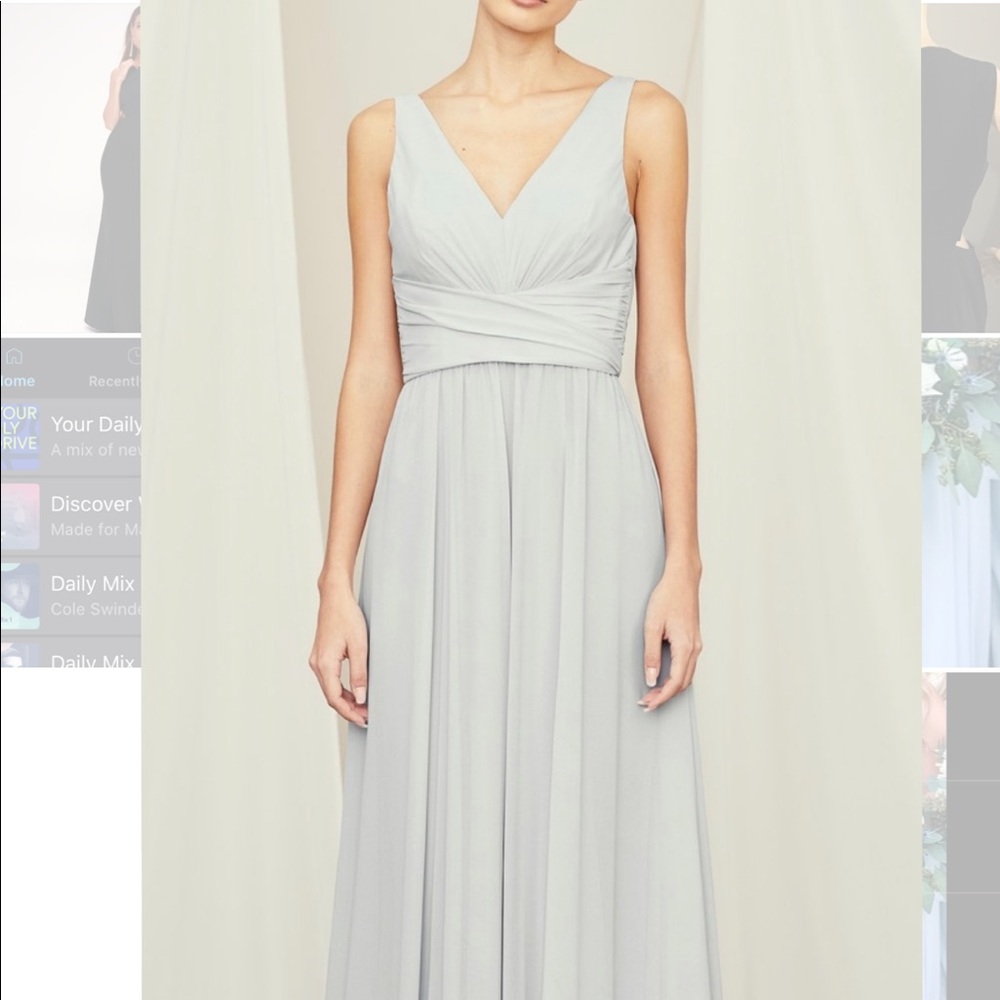 Justine am dale light blue dress